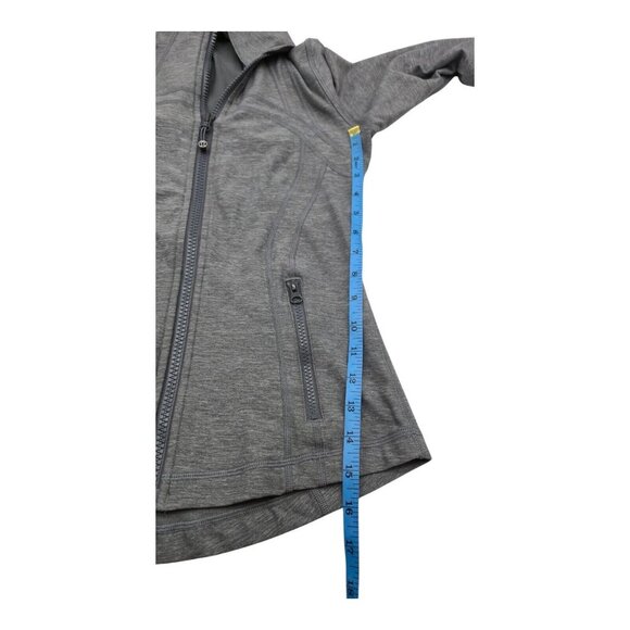 Lululemon Jacket Women's 6 Gray Define Luon Athleisure Sportswear Gym Crossfit - Picture 3 of 6